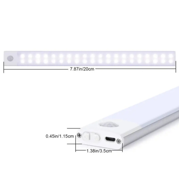 3 pcs LED Motion Sensor Cabinet Light, Under Counter Closet Lighting Wireless - Picture 3 of 10